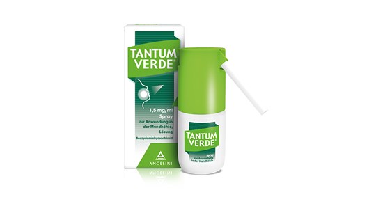 Produktuebersicht Tantum Verde® 1,5 mg/ml Spray