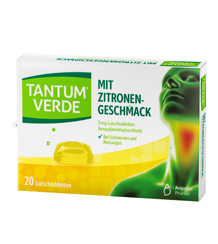 Tantum Verde Lutschtabletten mit Zitronengeschmack